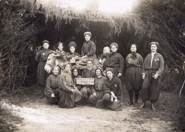 'Bloomer Girls' support 'Votes for Women,' 1903